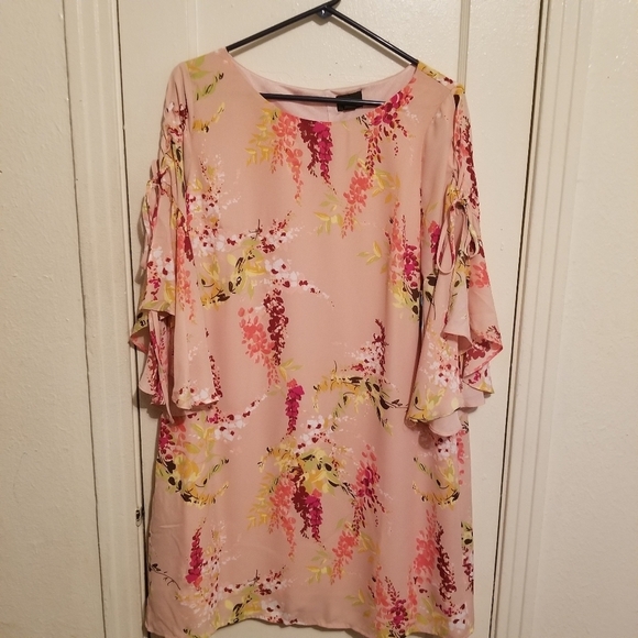 Worthington Floral Midi Dress M - Picture 2 of 7